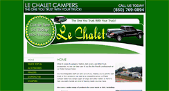 Desktop Screenshot of lechaletcampers.com